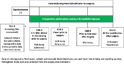 Effect of a Food for Special Medical Purposes for Preoperative Carbohydrate Loading on the Well-Being, Clinical Characteristics, and Adherence of Patients Undergoing Elective HIP and Knee Arthroplasty